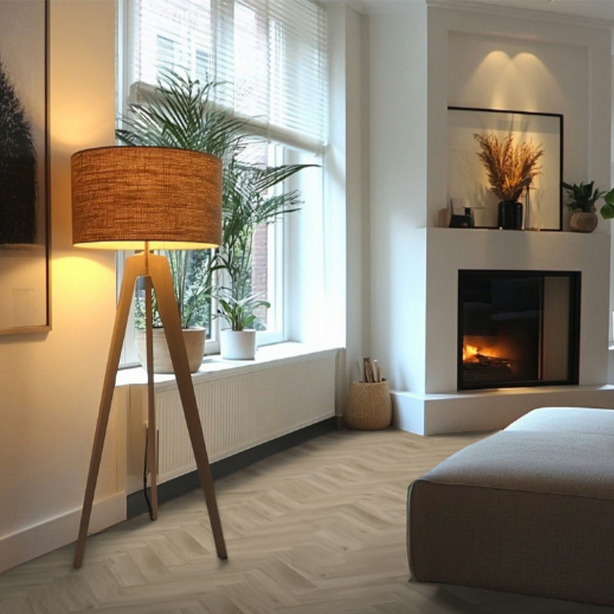 Hoomline Ambassador Dryback Visgraat Winnipeg 63 - Plak PVC Vloer in Visgraat