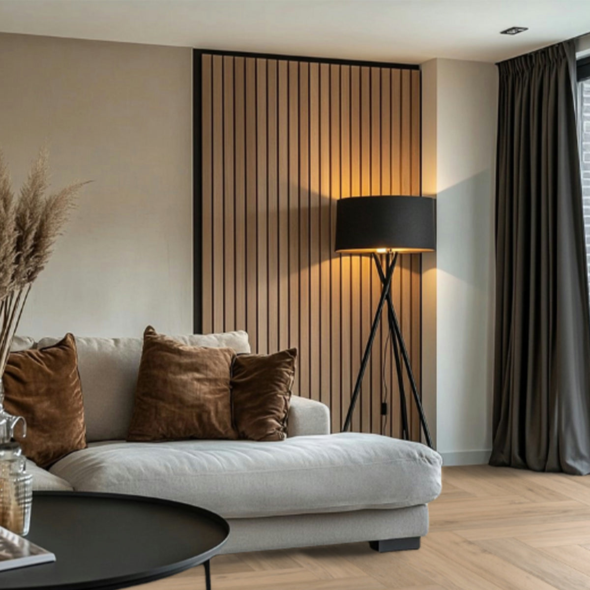 Hoomline Fusion Superior V4 Gotham Oak Natural 107526 - Click PVC Floor in Herringbone