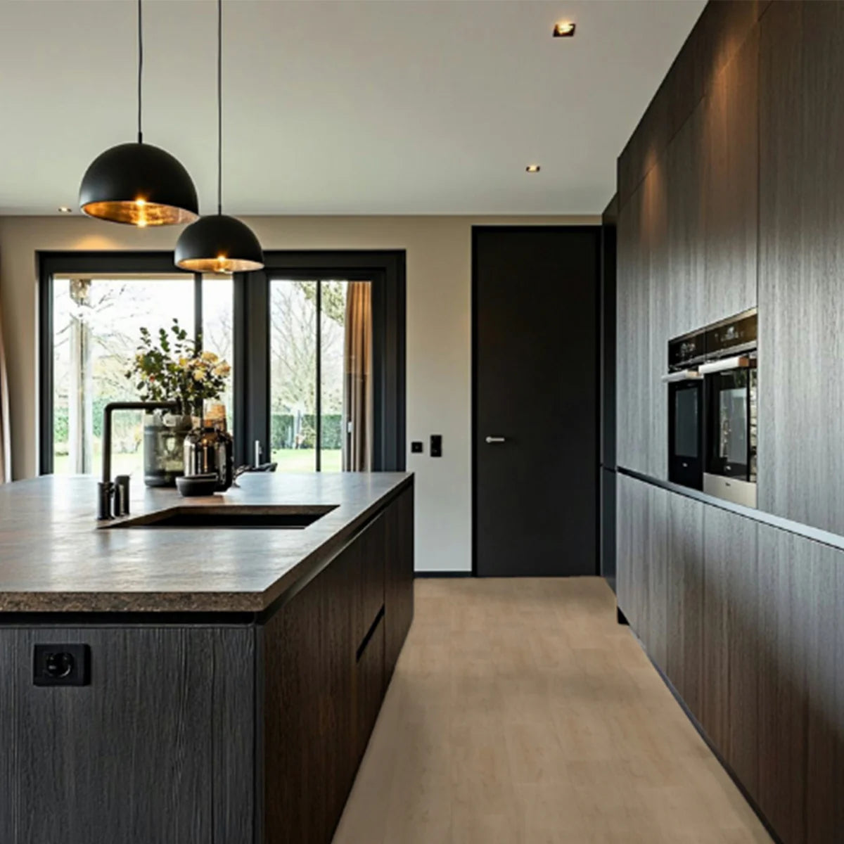 Hoomline Fusion Superior XL Gotham Oak Flax Dryback - Plak PVC Vloer in Rechte Plank