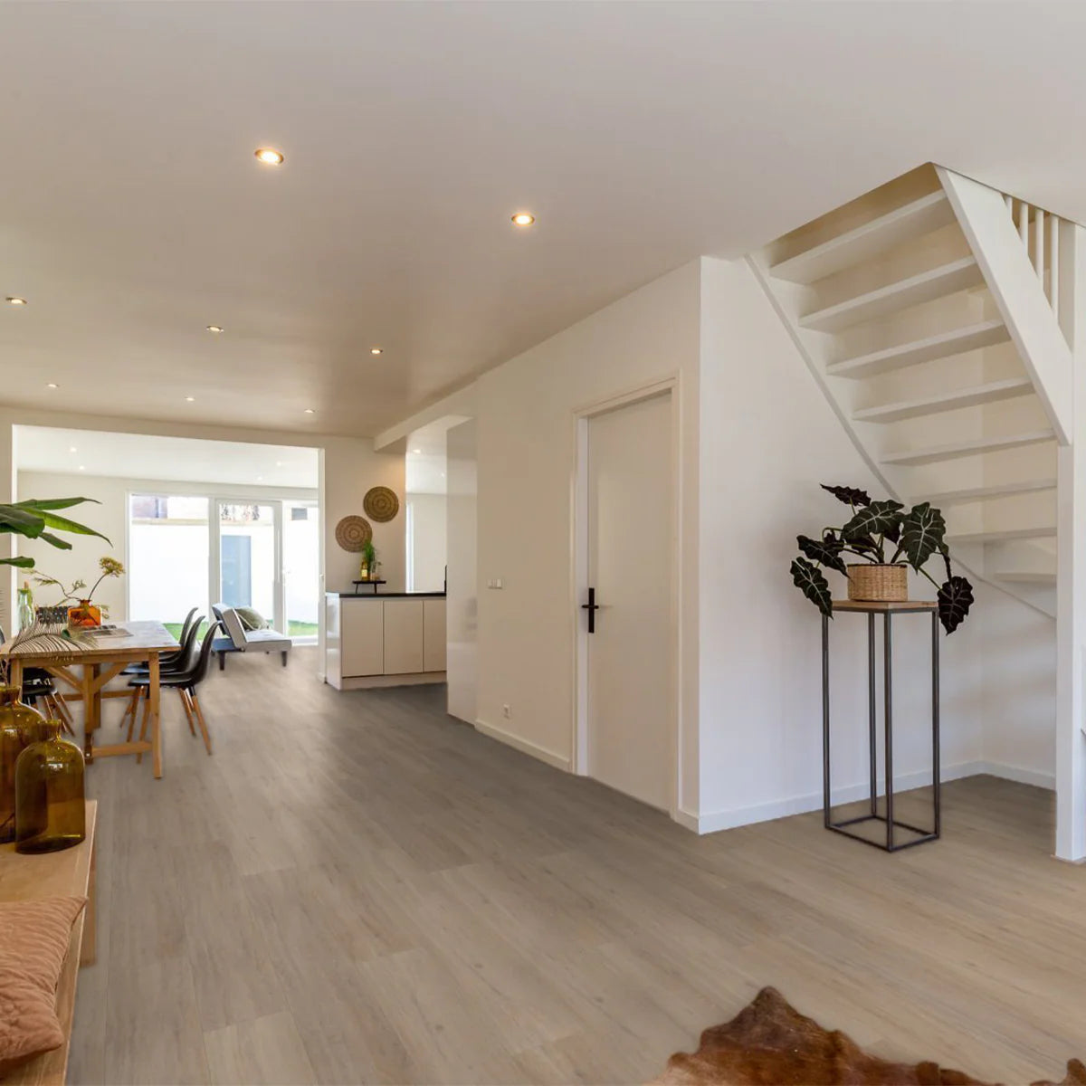 Hoomline Fusion Superior XL Gotham Oak Oiled Dryback - Plak PVC Vloer in Rechte Plank